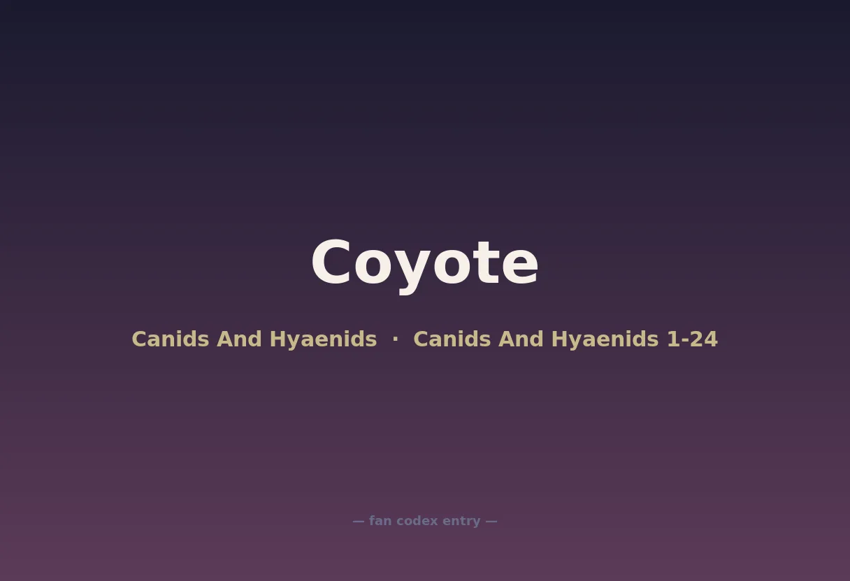 Coyote