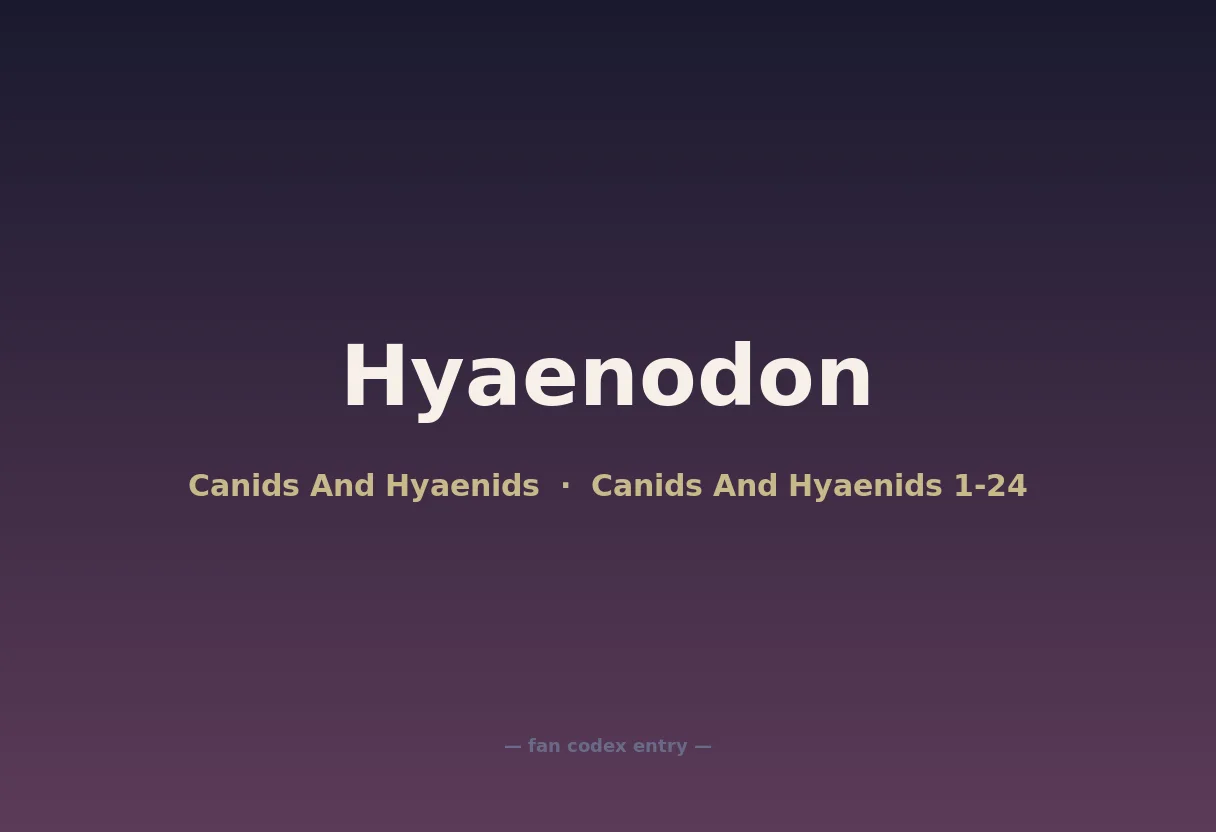 Hyaenodon