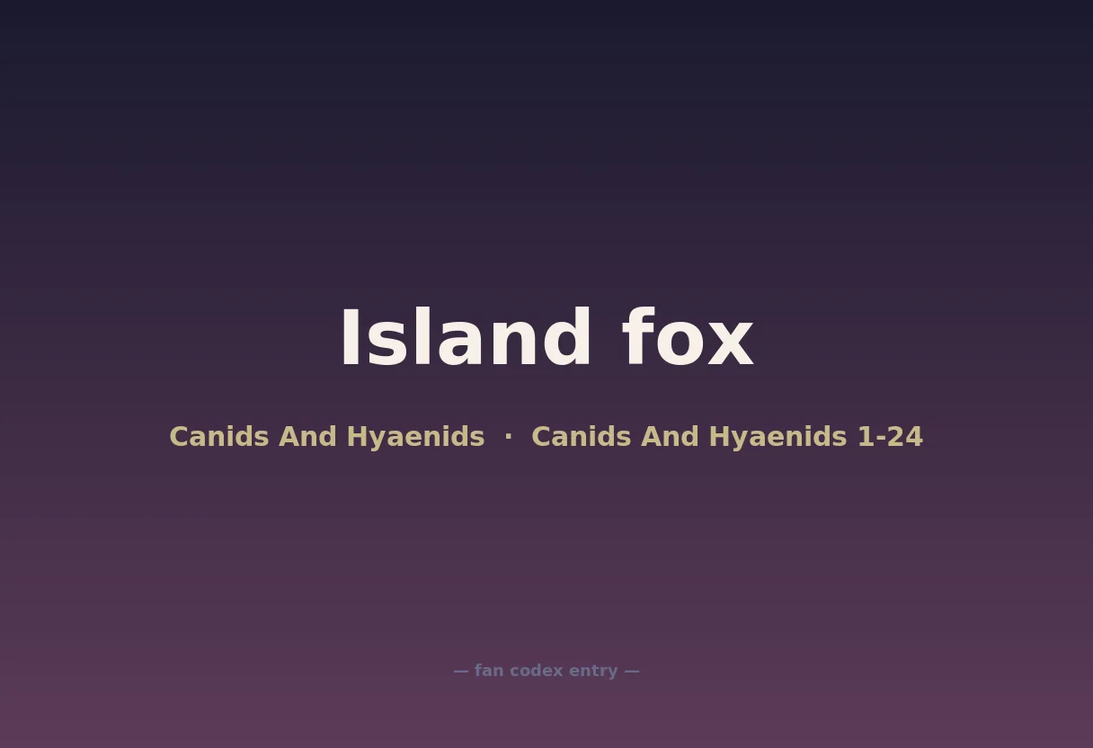 Island fox